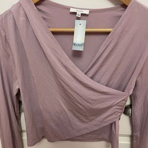 Classic , long sleeve wrap t-shirt.  **SOLD **